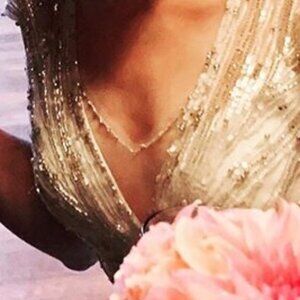 Wedding dress prom dress  Jenny Packham size 0-2 Petite, ivory,  no train.